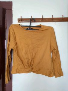 Mustard Long Sleeve Top