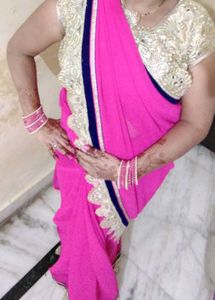 Pink Like ROSE COLOUR SAREE