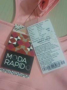 Peach Cutout Sports Bra With 50% Offer