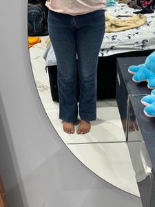 High Waist 30 Inch Blue Jeans