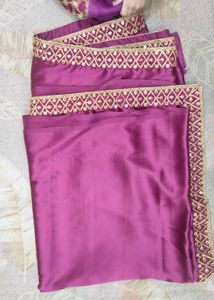 Purple Saree