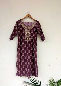 Embroidered Kurta Set