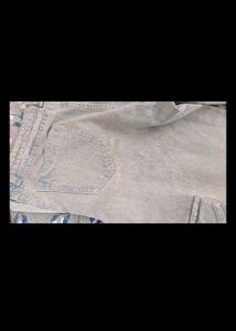 Floral Peplum Top and Cargo Jeans