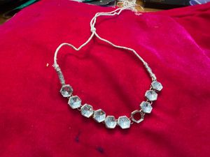 Unique Geometric Crystal Necklace