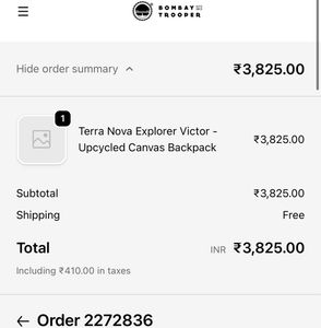 Bombay Troopers backpack