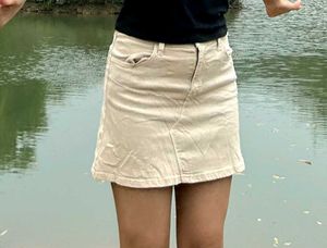 Corduroy Mini Skirt