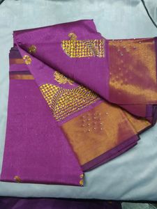 Cotton Silk Saree Brand New Not Even Used Once With Price Tag .