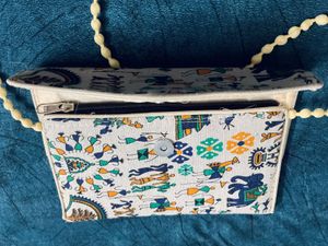 Ethnic Print Clutch