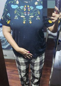 Black Designer Top