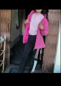 Winter Wear Pink Jacket