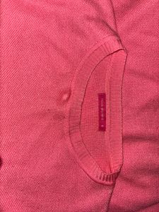 Pink Graphic Print Pullover