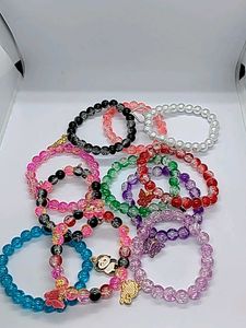 Beaded Charm Bracelet Bundle