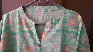 PASTEL GREEN SUMMERY KURTA