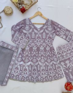 KTT Bestseller | Premium Embroidered Peplum Sharar