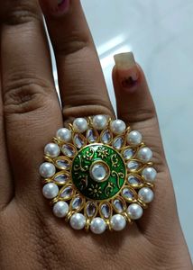 Unique adjustable Statement Kundan Rings 💎