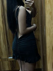 Black Bodycon Mini Dress