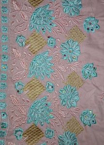 Embroidered Ethnic Dress Material