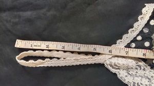 Y2K dotted lace camisole top 🖤🎀