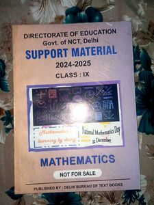 Class IX Mathematics Support Material