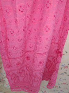 Beautiful Pink Chikankari Embroidery Palazzo