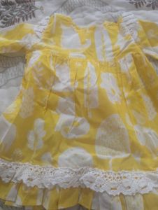Yellow New frock