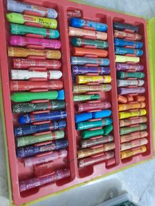 Oil Pastels And Sketch Pens ,game