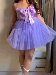 Lilac Tulle Party Dress
