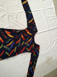 Long Blue Kurti