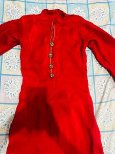 Designer party wear red  kurta