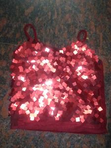 Red Velvet Cami Top