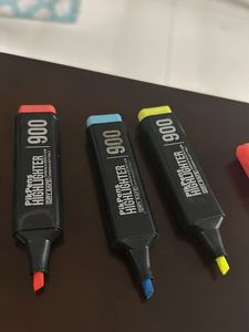 Total 5 Highlighters 3 Fabre Castell+2 New Markers