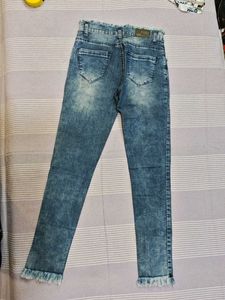 Distressed Denim Jeans