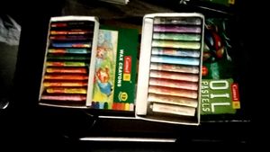 Camel Art Supplies: Oil Pastels &amp; Wax Crayons