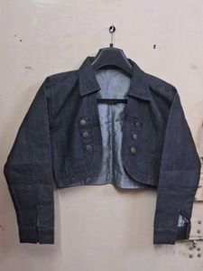 Denim Cropped Jacket