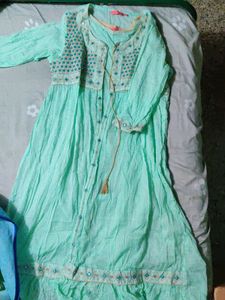 Pure Cotton Ethenic Anarkali Gown