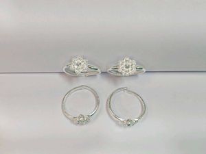 Pure Silver Tone Rings