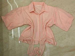 🌸 Light Pink Wrap Top 🌸