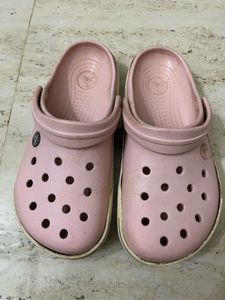 Pink Crocs