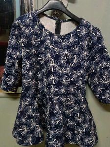Floral Peplum Top