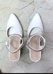 White Wedges Heel Sandles Classy