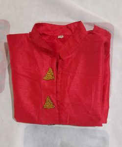Elegant Red Kurta