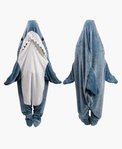 Cloudy Shark Blanket Dress