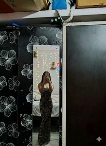 Leopard Print Maxi Dress