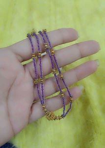 Lavender Handmade Beads jwellery set 🪻