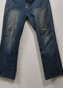 Classic High-Waisted Straight-Leg Denim Jeans
