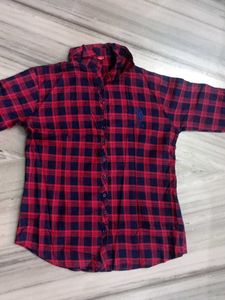 Checked Long Sleeve Shirt