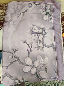 Elegant Purple Saree without blouse