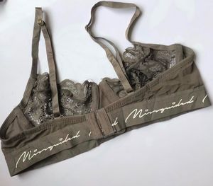 Missguided Olive Lace Detail Bra