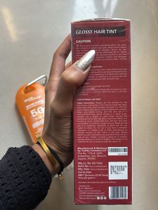 Haircolour + sunscreen