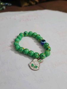 Green Beaded Bracelet